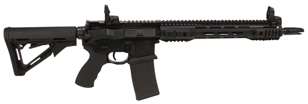 Picture of  Franklin Armory 1241Blk M4 Xtd 5.56X45mm Nato 16" 30+1 Black Hard Coat Anodized Salt Bath Nitride Adjustable Magpul Ctr Stock Black Ergo Ambi Suregrip Grip Right Hand