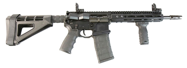 Picture of Franklin Armory 3101Blk Xo-26 S 5.56X45mm Nato 11.50" 30+1 Black Hard Coat Anodized XO Contour Sbm4 Pistol Brace Stock Black Mft Epg 16 Grip