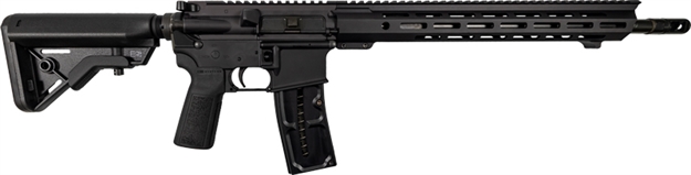 Picture of Franklin Armory 0010058Blk F17 L 17 Wsm 20+1 16" Black Precision Barrel, Black Aluminum W/M-Lok & Picatinny Rail Receiver, Black Adjustable B5 Bravo Stock 00-10058-BLK