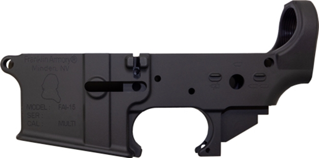 Picture of Franklin Armory Armory Fai-15 Binary Marked Forged Lower Reciever 2012 818725010835