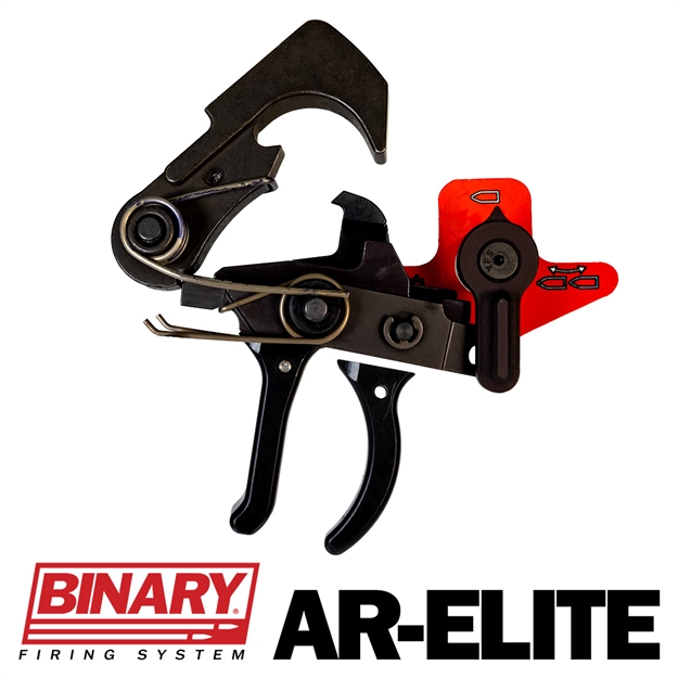 Picture of Franklin Armory 0050631Blk Binary Ar-Elite Black Curved Trigger Fits Ar-Platform 00-50631-BLK