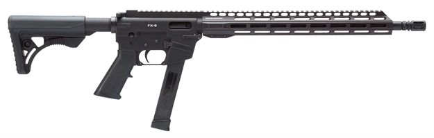 Picture of  Freedom Ordnance Fx9r16 Fx-9 Carbine 9Mm Luger 16" 33+1 Black Hard Coat Anodized 6 Position Stock 856169007011