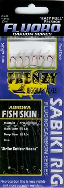 Picture of Frenzy Fluorocarbon Sabiki Sz8 Fish Skin/Green