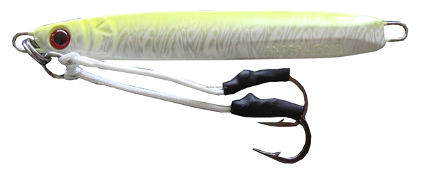 Picture of Frenzy Rigged Angry Jig, 7 Oz, 2 Assist Hooks, Glow