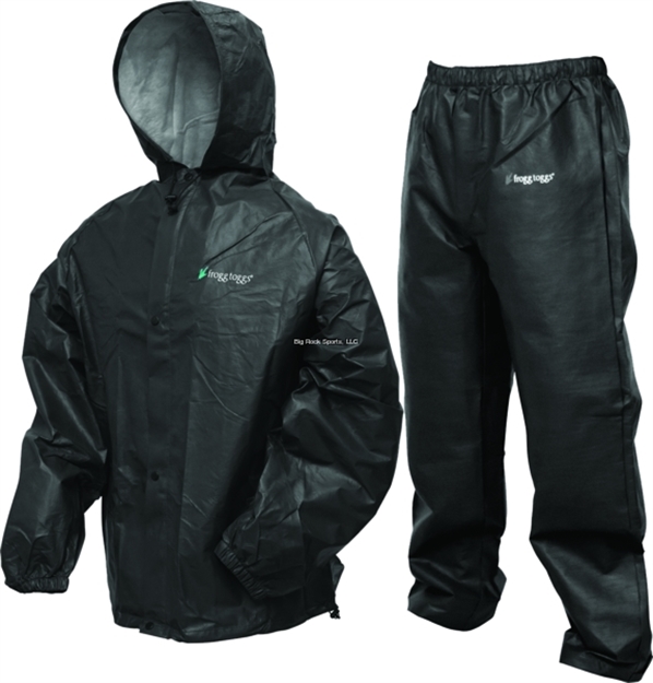 Picture of Frogg Toggs All Sport Lite Rain Suit Carbon Black, XX