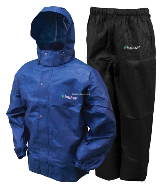 Picture of Frogg Toggs All Sport Rain Suit Royal Blue, Black, Size XL