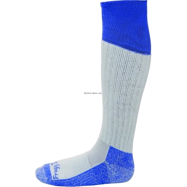 Picture of Frogg Toggs Coolmax Socks, 27" Length, White/Ocean Blue, Size LG