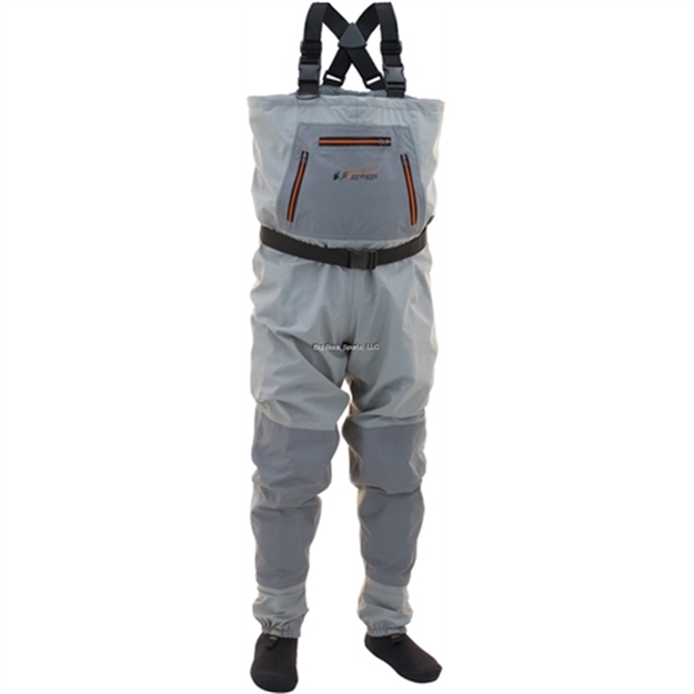 Picture of Frogg Toggs Hellbender II Stockingfoot Chest Wader, Slate, Gray, Size XL