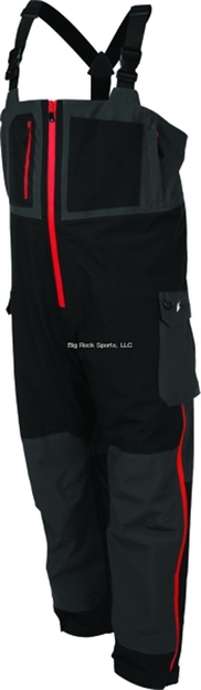 Picture of Frogg Toggs Pilot II Frogg Guide Bib Rain Pants, Black, Charcoal, Size LG