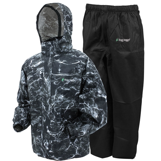 Picture of Frogg Toggs All Sport Rain Suit Blacktip/Black Large