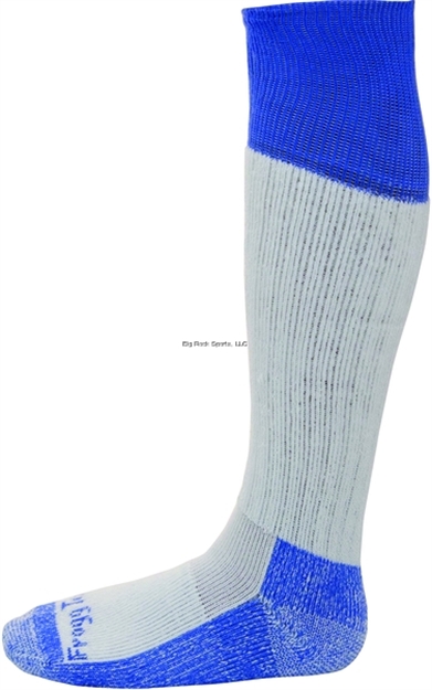 Picture of Frogg Toggs Coolmax Socks, 27" Length, White/Ocean Blue, Size XL