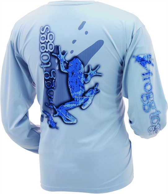Picture of Frogg Toggs Piscatorian Interlock Interlock Performance T-Shirt, Blue Logo, Size 3X