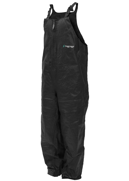 Picture of Frogg Toggs Pro Advantage Bib Rain Pants, Black, Size MD PA93109 : PA93109-01MD 647484037469