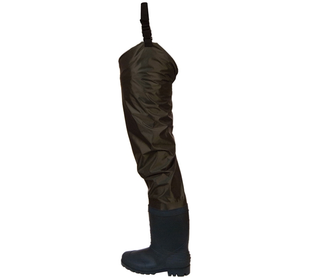 Picture of Frogg Toggs Rana II Pvc Bootfoot Hip Wader Cleated, Dark Brown, Size 8