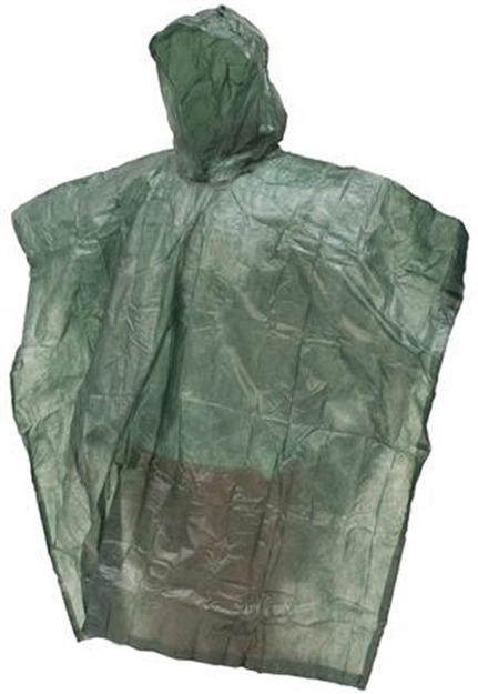 Picture of Frogg Toggs Emergency Poncho, Green, 1Size