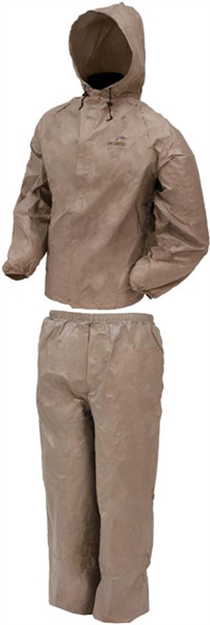 Picture of Frogg Toggs Men's Ultra-Lite II Rain Suit, Khaki, Size SM UL12104 : UL12104-04SM 647484040186