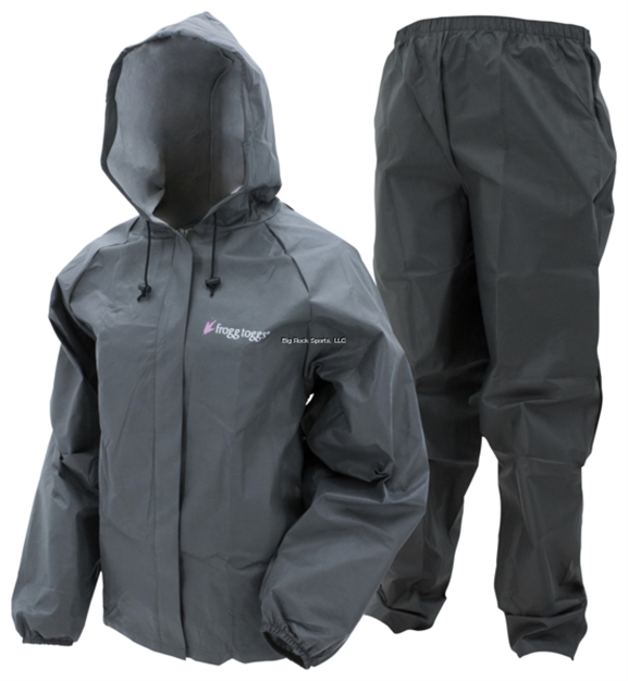 Picture of Frogg Toggs Women's  Ultra-Lite2 Rainsuit | Carbon Black | Size XL