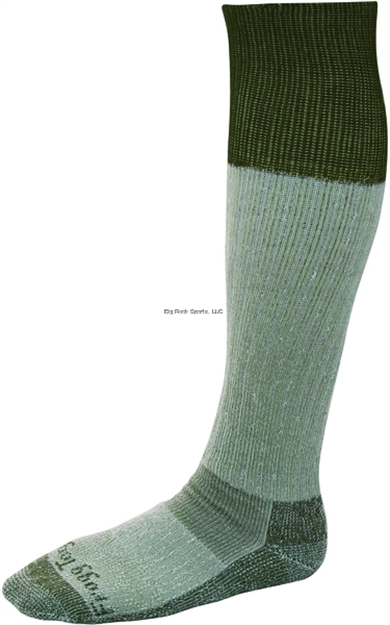 Picture of Frogg Toggs Wool Wader Socks, 27" Length, Gray/Forest Green, Size LG