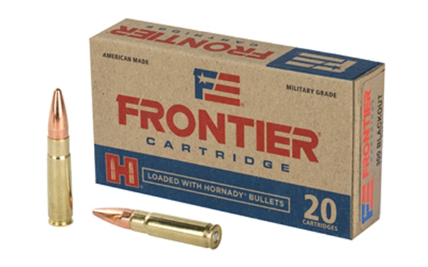 Picture of  Frontier Cartridge Fr400 Military Grade Centerfire Rifle 300Blackout 125Gr Full Metal Jacket 20 Per Box/10 Case 090255713978