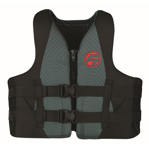 Picture of Full Throttle Adult Rapid-Dry Life Jacket 2Xl 4Xl Grey