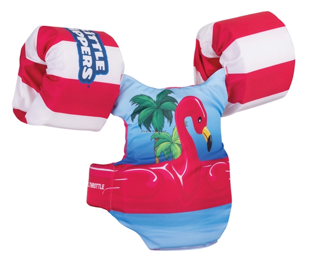 Picture of Full Throttle Child Little Dippers Vest , Flamingo
