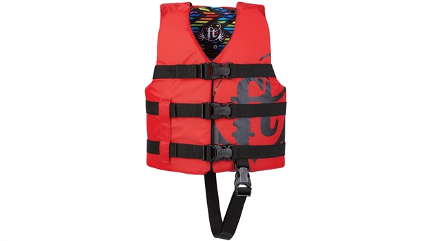 Picture of Full Throttle Vest Child Nyl Wtr Red