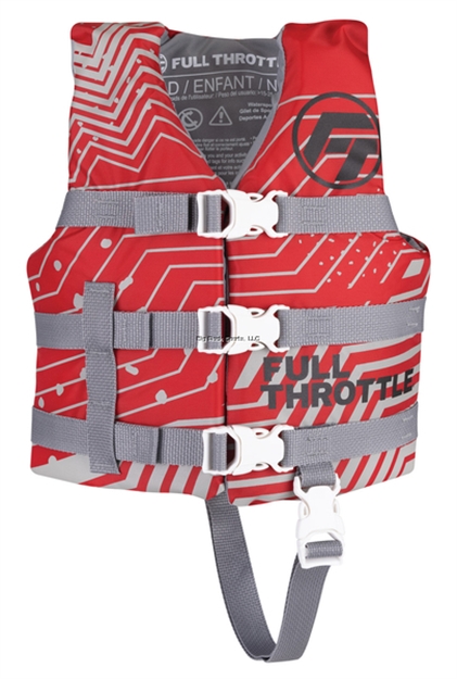 Picture of Full Throttle Child Nylon Red Child