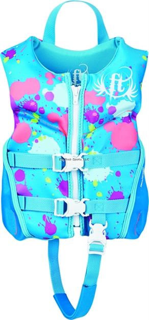 Picture of Full Throttle Vest Child Rapid Dry Aqua