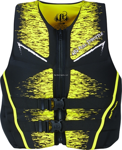Picture of Full Throttle Mens Rapid-Dry Flex-Back Yellow XL