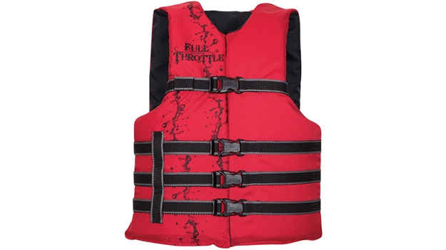 Picture of Full Throttle Nylon Red Adlt Univ