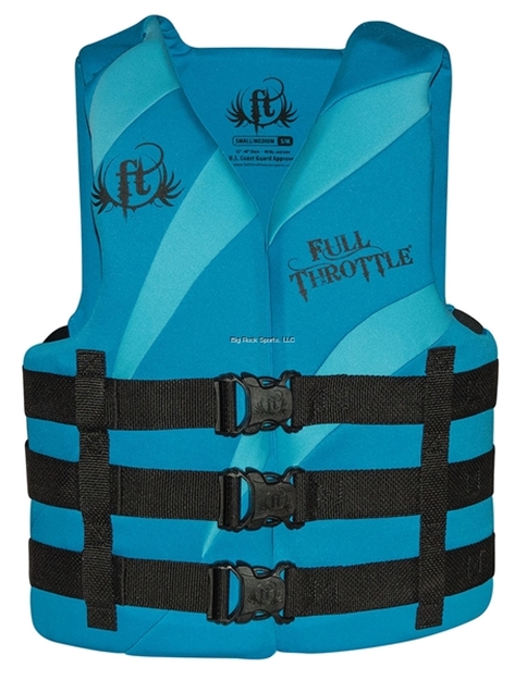 Picture of Full Throttle Vest Rapid Dry Aqua L/Xl