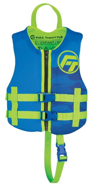 Picture of Full Throttle Rapid-Dry Vest Blue Child