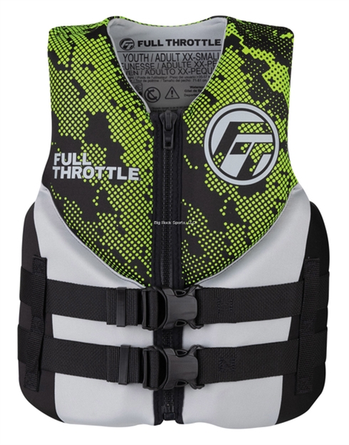 Picture of Full Throttle Rapid-Dry Vest Green Junior