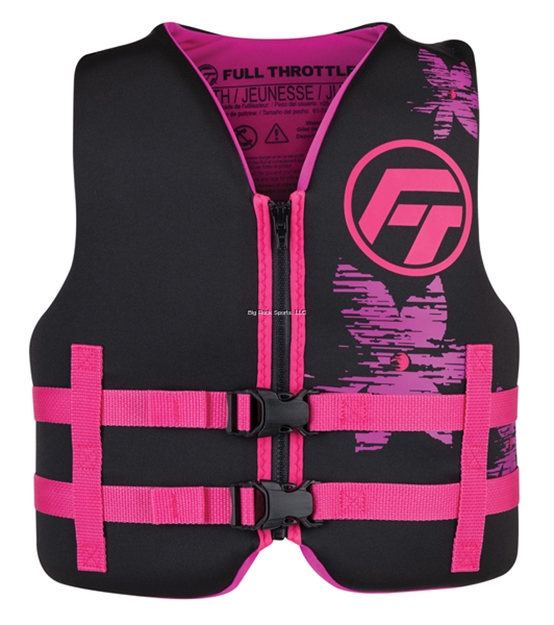 Picture of Full Throttle Rapid-Dry Vest Pink Youth
