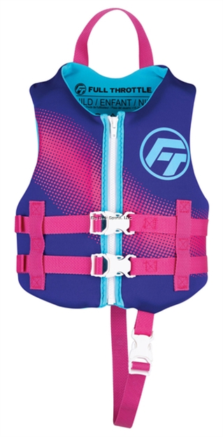 Picture of Full Throttle Rapid-Dry Vest Purple Child