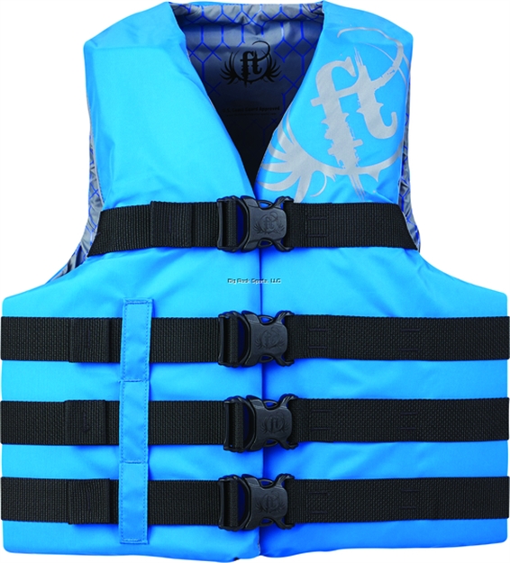 Picture of Full Throttle Vest Teen Nyl Wrt Blu