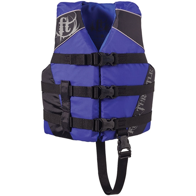 Picture of Full Throttle Vest Child Nyl Wtr Bl/Blk