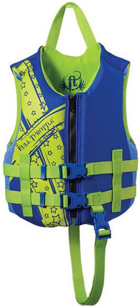 Picture of Full Throttle Vest Child Rapid Dry Blue