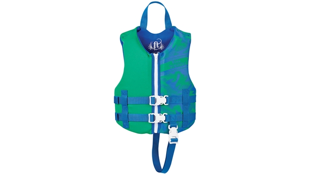 Picture of Full Throttle Vest Child Rapid Dry Grn 142100-400-001-19