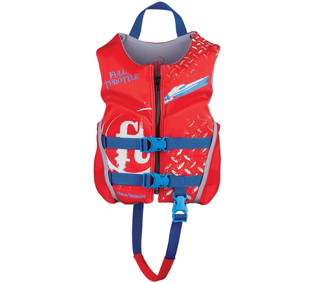 Picture of Full Throttle Vest Child Rapid Dry Red
