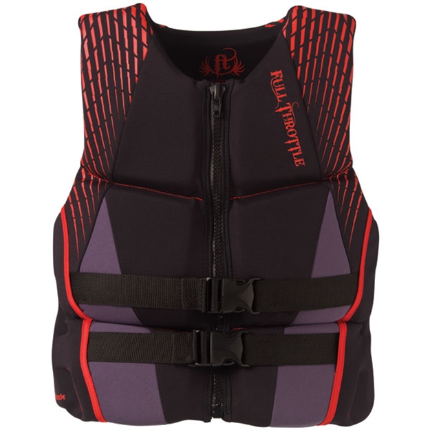 Picture of Full Throttle Vest Flx-Bk Red/Blk S