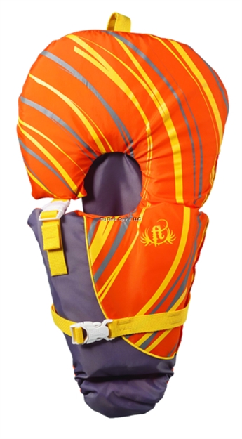 Picture of Full Throttle Infant In.Baby-Safein. Vest-Orange Grey 104000-200-00014