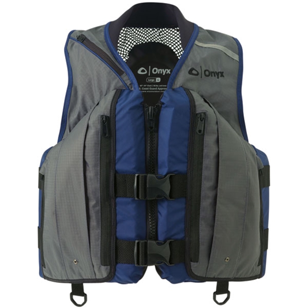 Picture of Full Throttle Vest Mesh Dlx Char/Nvy L