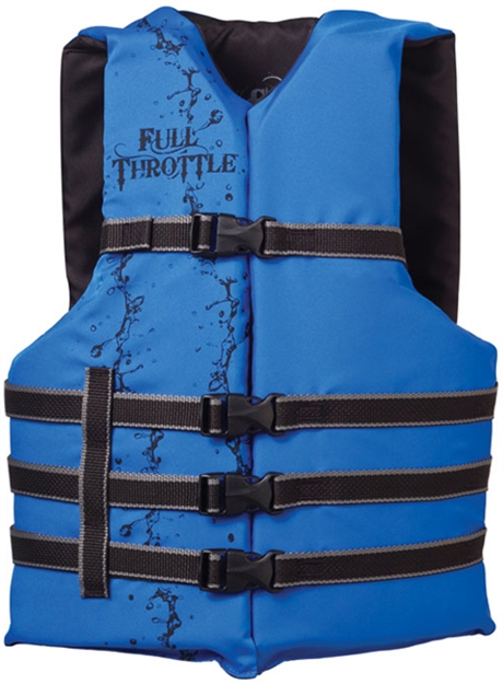 Picture of Full Throttle Vest Nyl Bl/Blk Univ