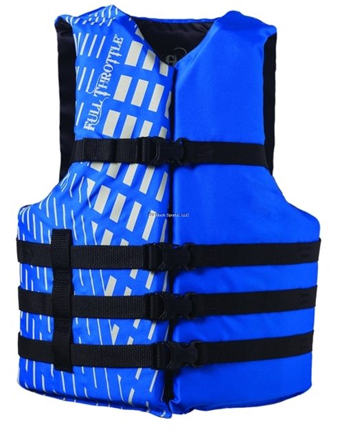 Picture of Full Throttle Vest Nyl Bl/Blk Univ OV