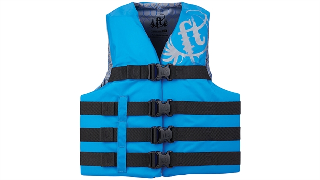 Picture of Full Throttle Vest Nyl Spt Blu/Blk L/Xl