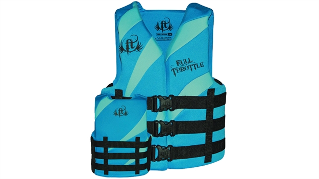 Picture of Full Throttle Vest Rapid Dry Aqua S/M