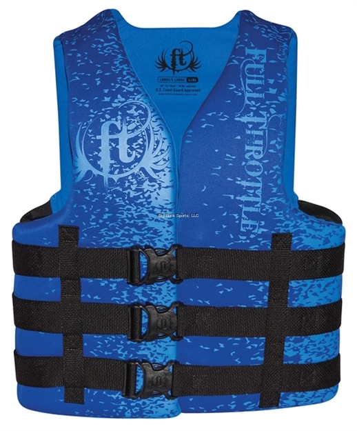 Picture of Full Throttle Vest Rapid Dry Blue 2X/4X