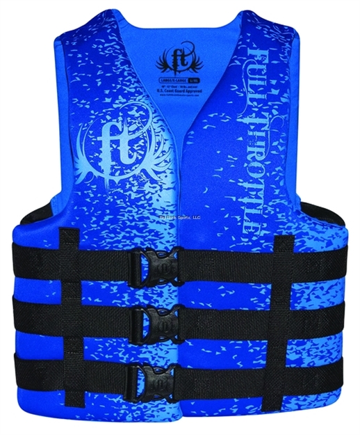 Picture of Full Throttle Vest Rapid Dry Blue S/M