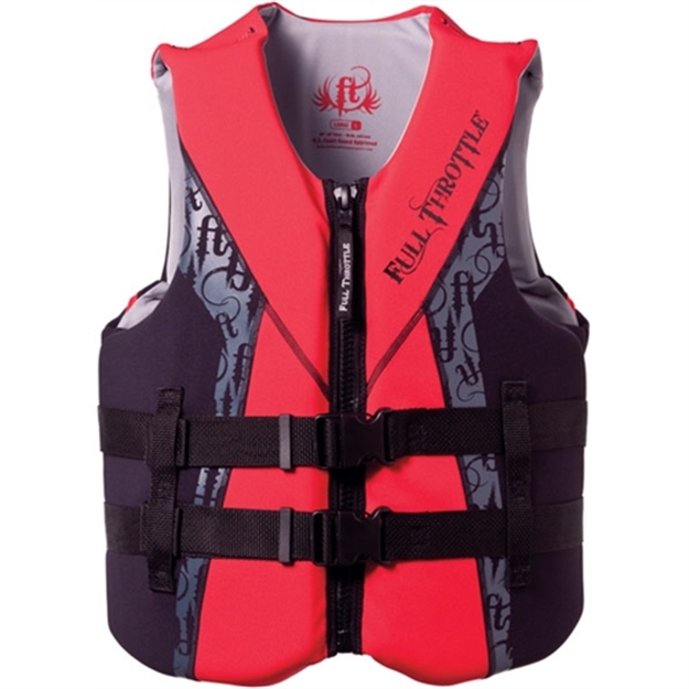 Picture of Full Throttle Vest Red/Blk Flx BK Sml